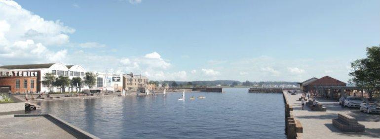 Også Svendborg er på vej med Venedig-løsning med klapper på havbunden