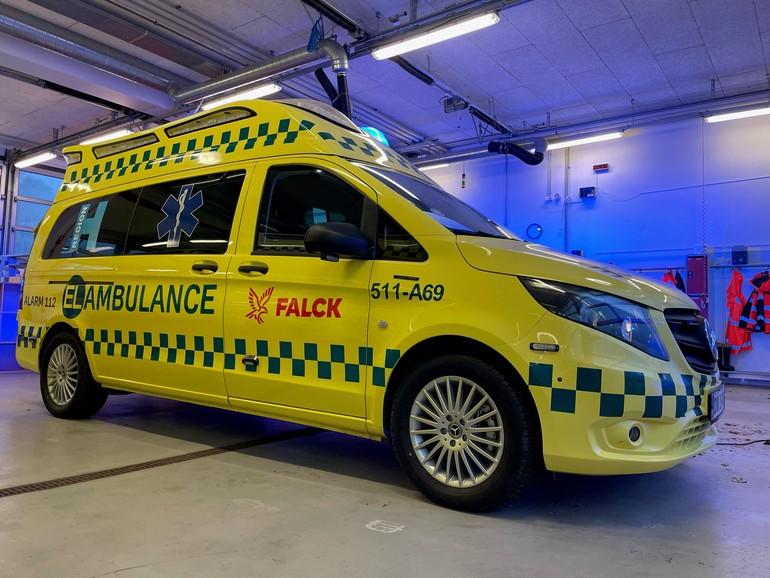 Danmarks første el-ambulance rykker ud i København tirsdag
